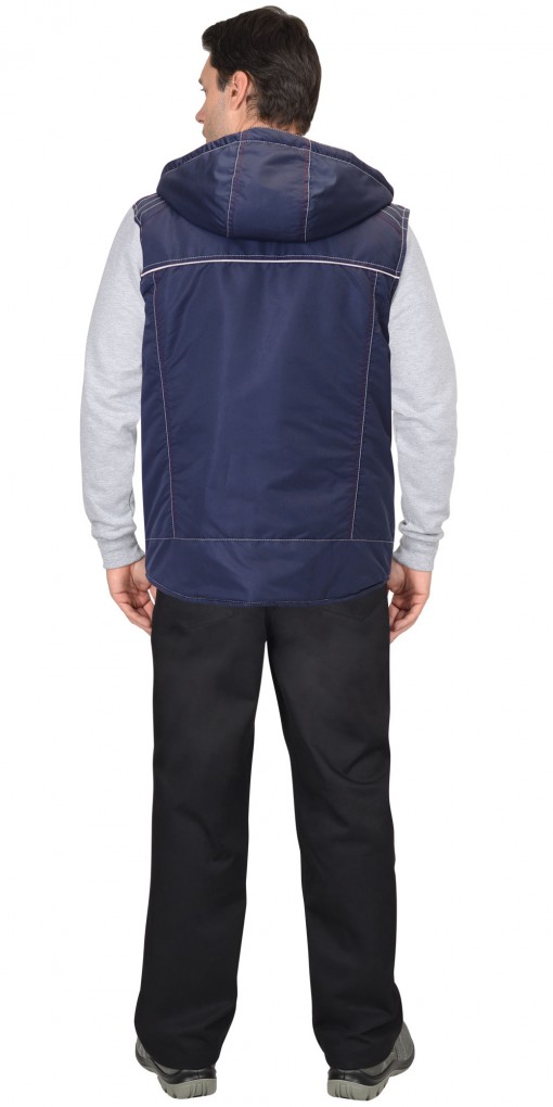 Жилет СИРИУС-АЛЕКС утепленный, темно-синий