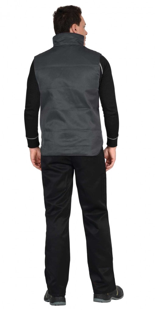 Жилет СИРИУС-ПРОФИ утепленный, темно-серый