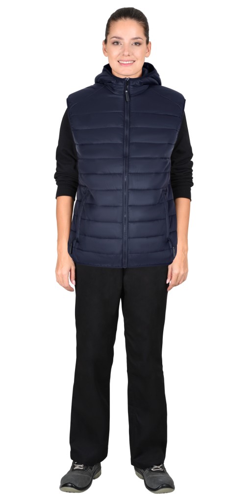 Жилет СИРИУС-АЗИМУТ утепленный, темно-синий