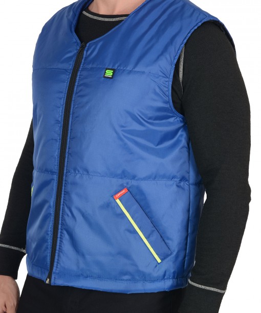 Жилет СИРИУС-КАССИР утеплённый , васильковый