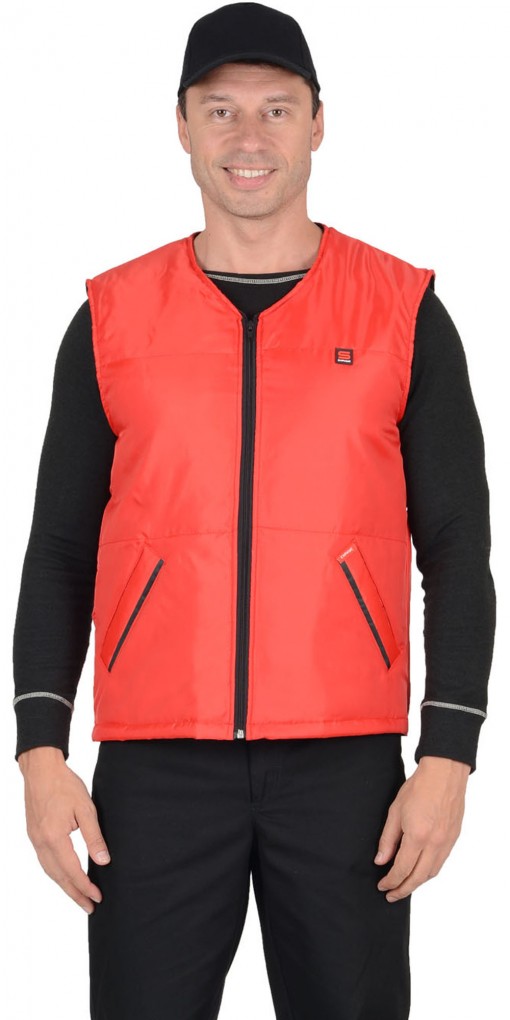 Жилет СИРИУС-КАССИР утепленный, красный