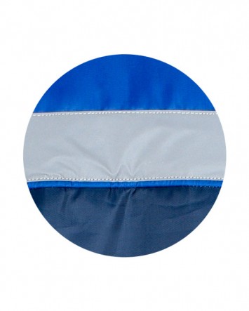 Жилет СИРИУС-ЭКСПРЕСС утепленный, синий с васильковым и  СОП