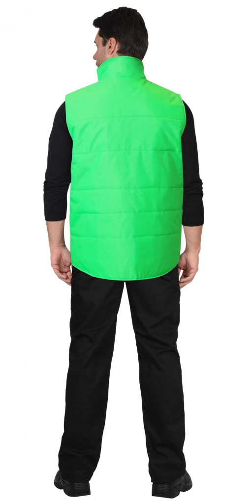 Жилет СИРИУС-АЛЫЙ утепленный, салатовый