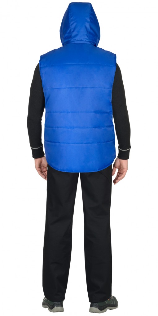 Жилет СИРИУС-ИМИДЖ утепленный, васильковый