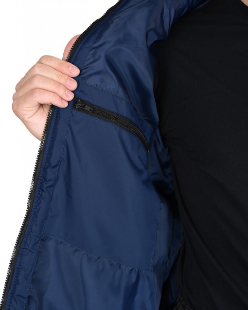 Жилет СИРИУС-УРБАН утепленный синий с серым