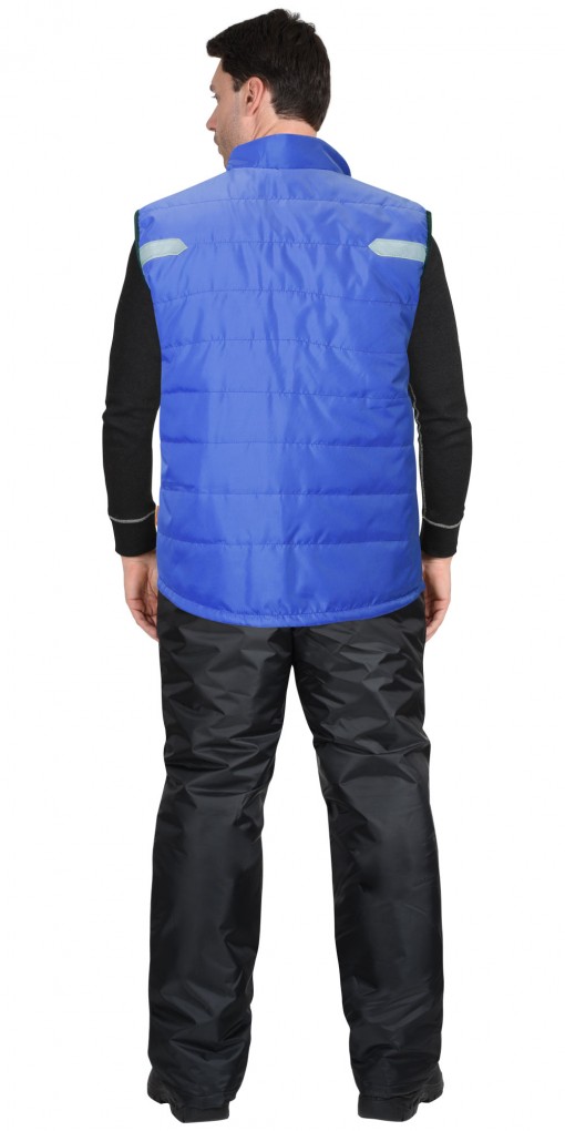 Жилет СИРИУС-МОДЕРН утепленный, васильковый