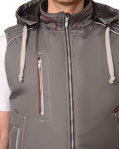 Жилет СИРИУС-АЛЕКС утепленный, серый