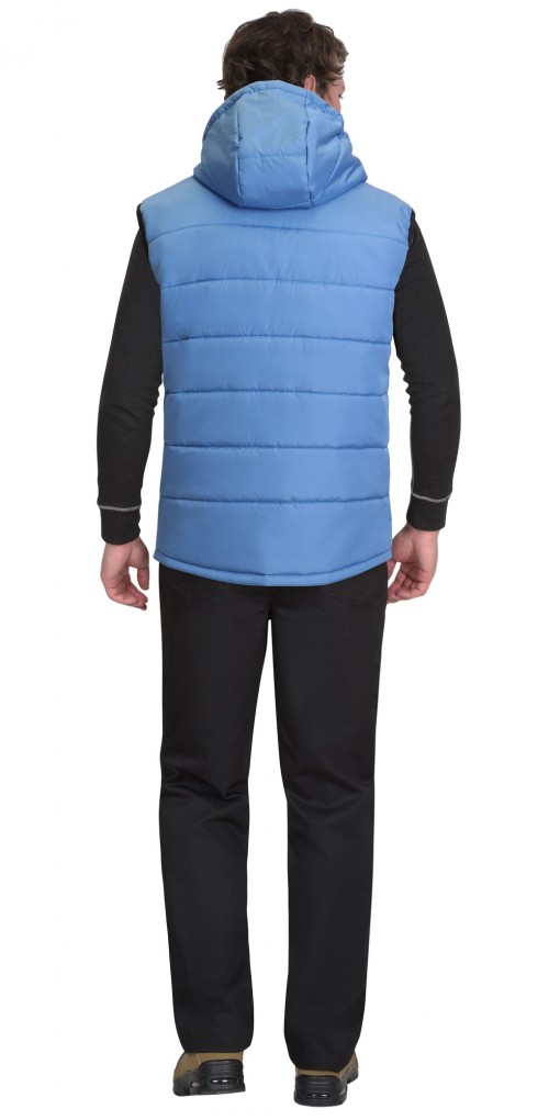 Жилет СИРИУС-ЗОДИАК утепленный, темно-голубой