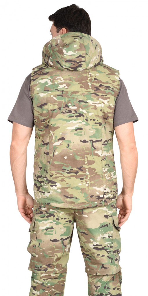 Жилет ТИГР утепленный КМФ Мультикам