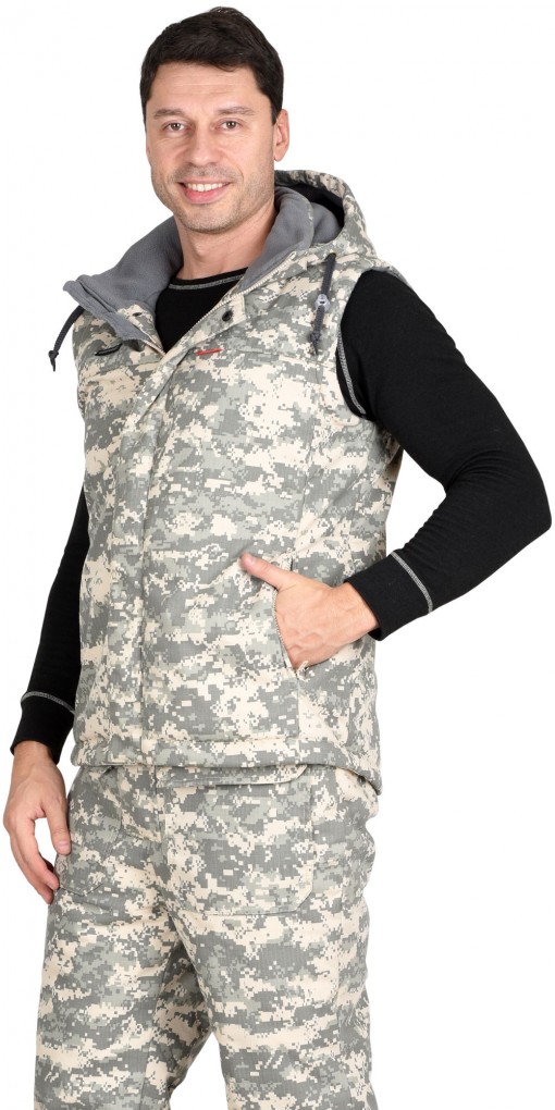 Жилет ТИГР утепленный КМФ Пустыня