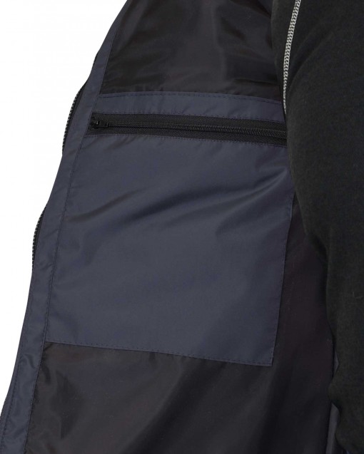 Жилет СИРИУС-УРБАН утепленный, сине-серый с бордовым