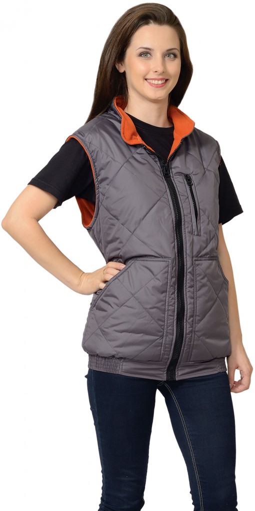 Жилет СИРИУС-ЕВРОПА утепленный, серый (на подкладке флис)