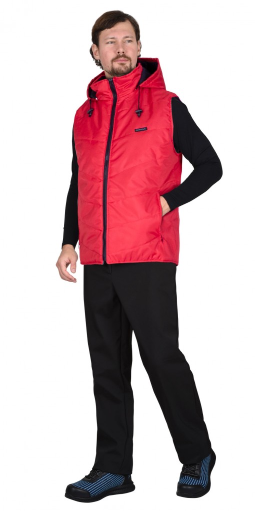 Жилет СИРИУС-ИМИДЖ утепленный, красный