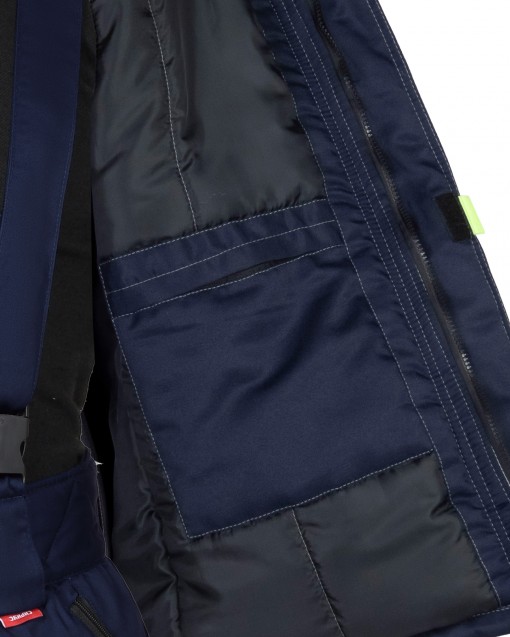 Жилет СИРИУС-ФАВОРИТ утеплённый темно-синий с васильковым