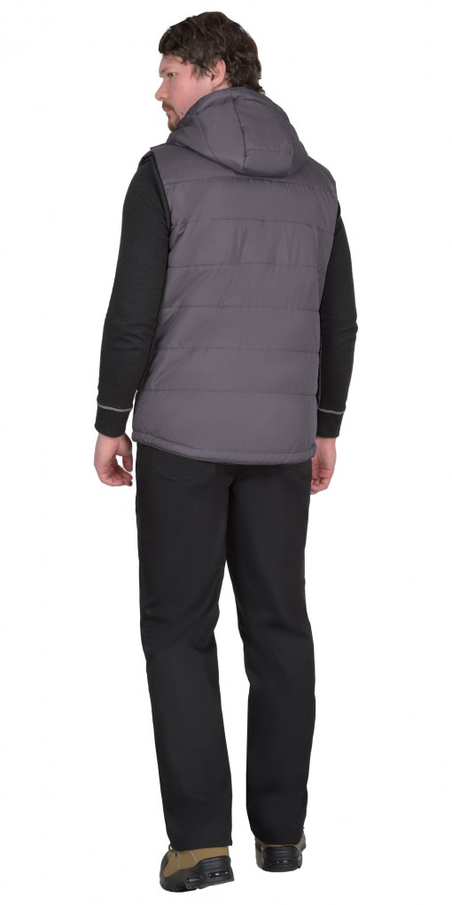 Жилет СИРИУС-ЗОДИАК утепленный, т.серый