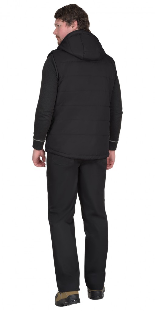 Жилет СИРИУС-ЗОДИАК утепленный, черный