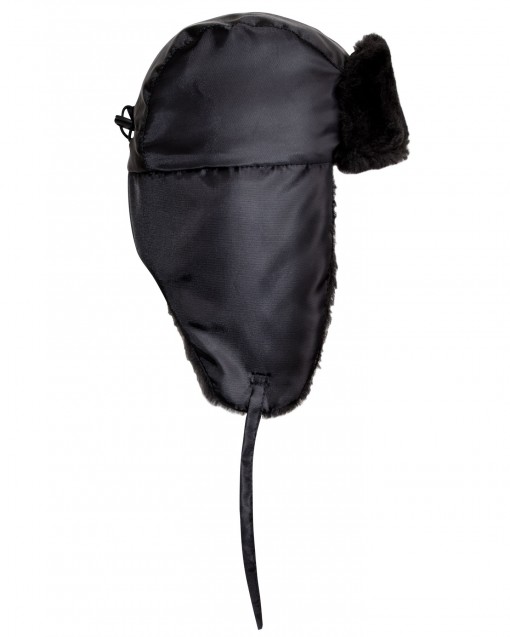 Шапка-ушанка СИРИУС-ЛЮКС черная