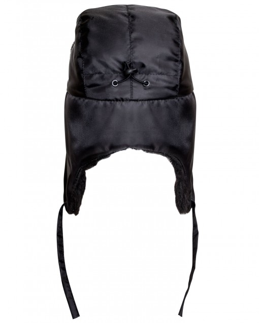 Шапка-ушанка СИРИУС-ЛЮКС черная