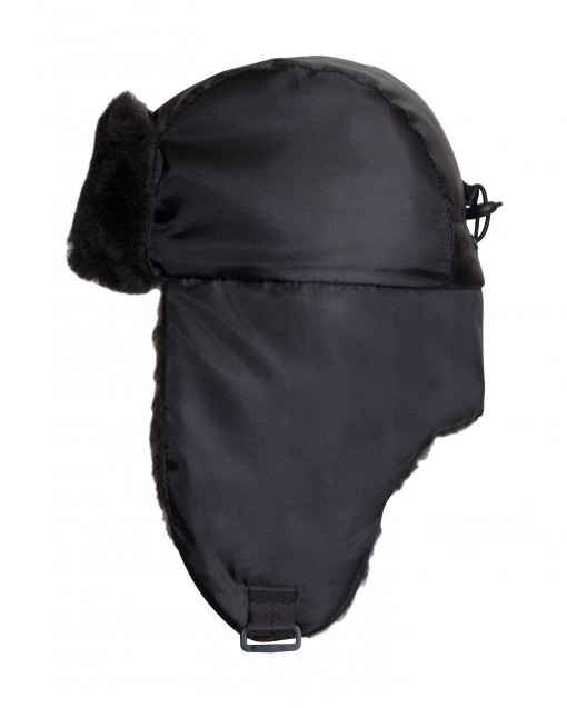 Шапка-ушанка СИРИУС-ЕВРО черная
