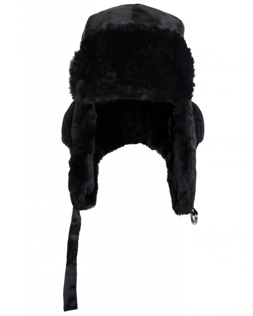 Шапка-ушанка СИРИУС-ЕВРО плюс черная