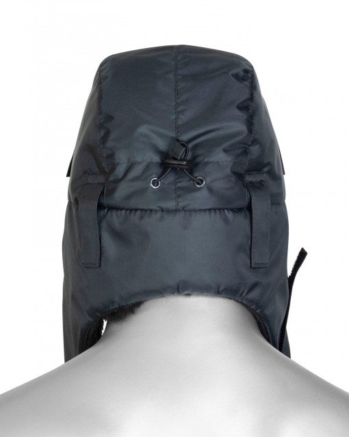 Шапка-ушанка СИРИУС-ЕВРО тёмно-серая