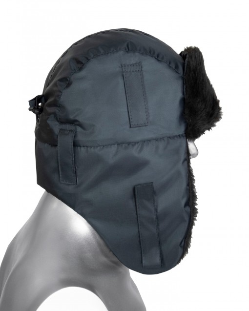 Шапка-ушанка СИРИУС-ЕВРО тёмно-серая