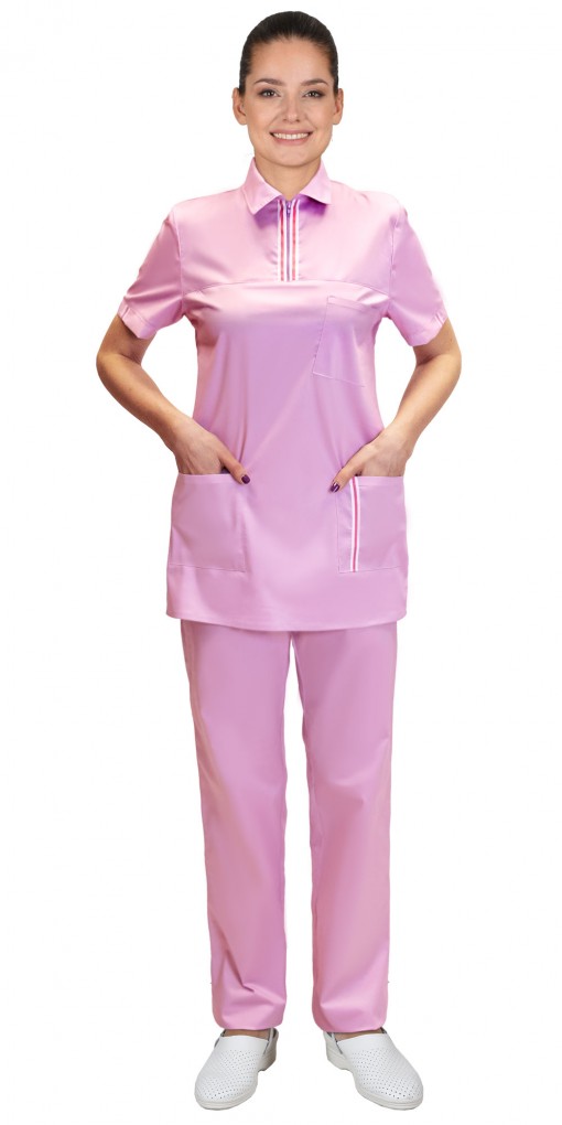 Костюм СИРИУС-ВИКТОРИЯ женский: куртка/брюки розовый