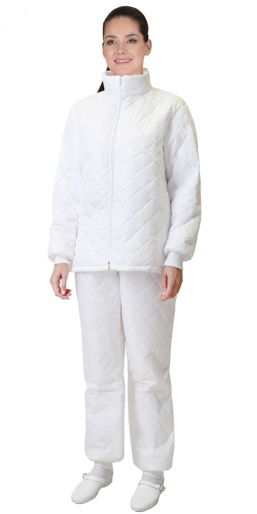 Куртка СИРИУС-МИШЛЕН утепленная универсальная белая