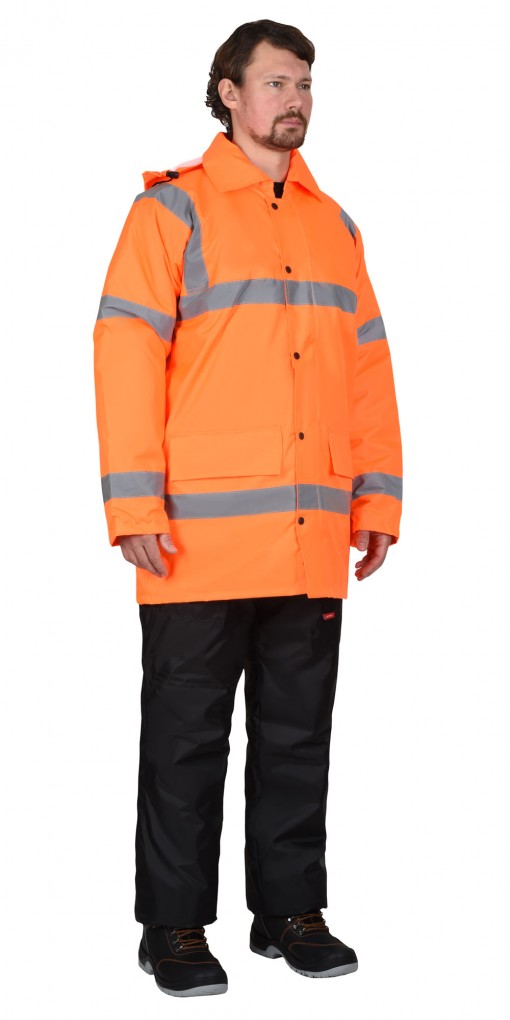 Куртка СИРИУС-АТЛАС утепленная оранжевая с СОП