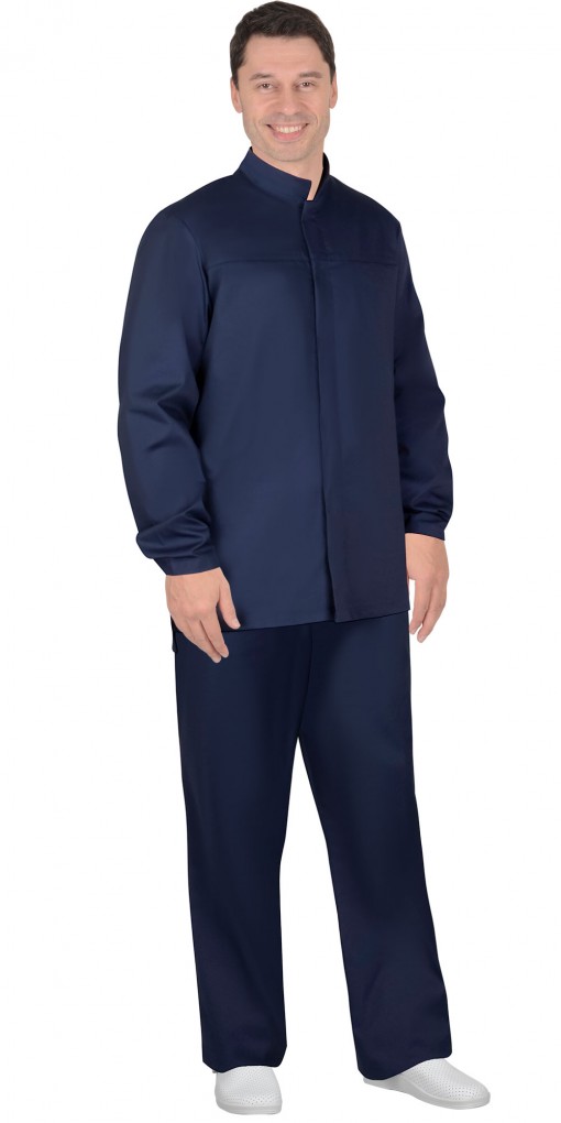 Костюм СИРИУС-СИЦИЛИЯ мужской: куртка, брюки темно-синий