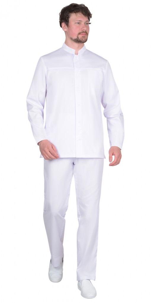 Костюм СИРИУС-СИЦИЛИЯ мужской: куртка, брюки белый