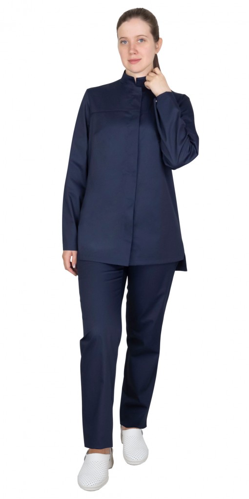 Костюм СИРИУС-ВАЛЕНСИЯ женский: куртка, брюки темно-синий