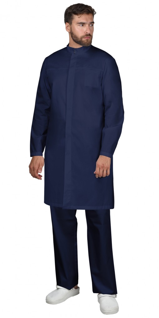 Халат СИРИУС-СИЦИЛИЯ мужской темно-синий