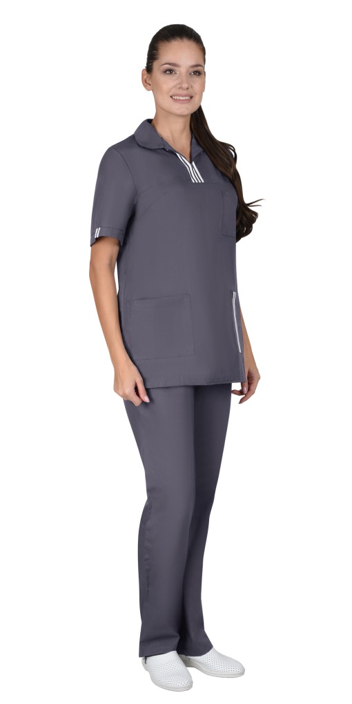 Костюм СИРИУС-ВИКТОРИЯ женский: куртка/брюки темно-серый