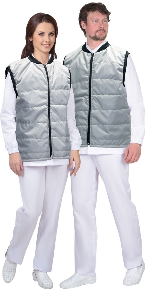 Жилет утепленный СИРИУС-МИШЛЕН серый