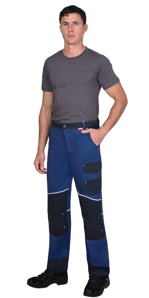 Брюки СИРИУС-АРКТИК синие с черным