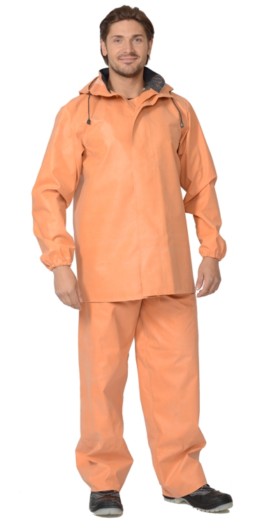 Костюм рыбака куртка, полукомбинезон (тк. 1045) оранжевый тип Рокон-Букса