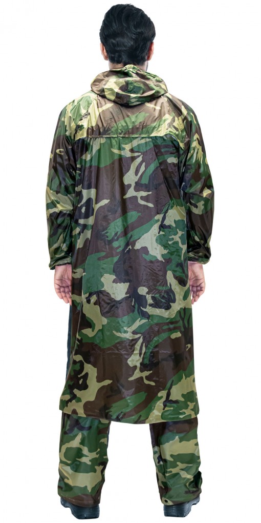 Плащ влагозащитный SIRIUS Стандарт КМФ зеленый