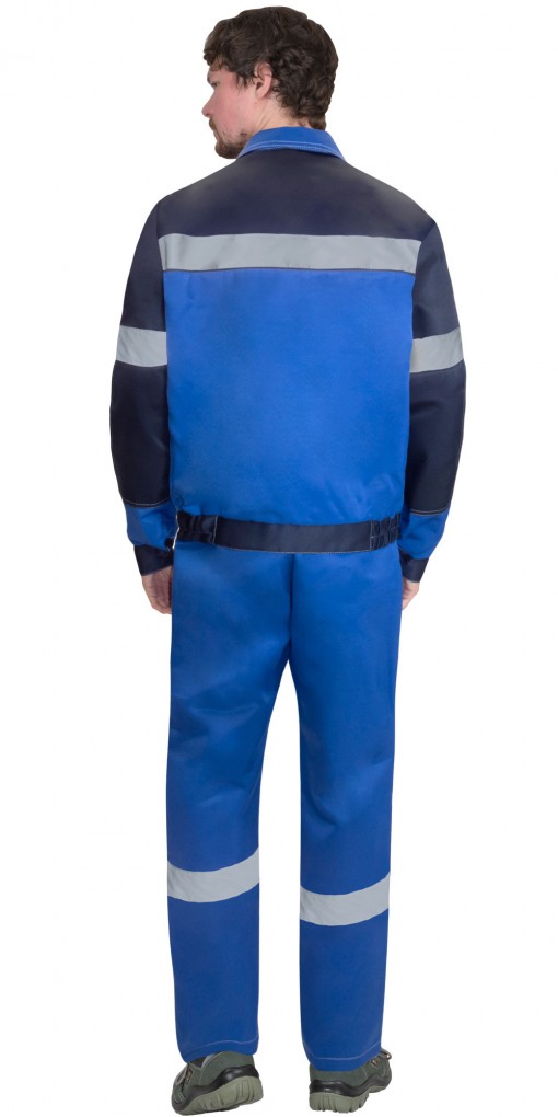 Костюм СИРИУС-ЛЕГИОНЕР куртка/полукомбинезон васильковый с синим и СОП