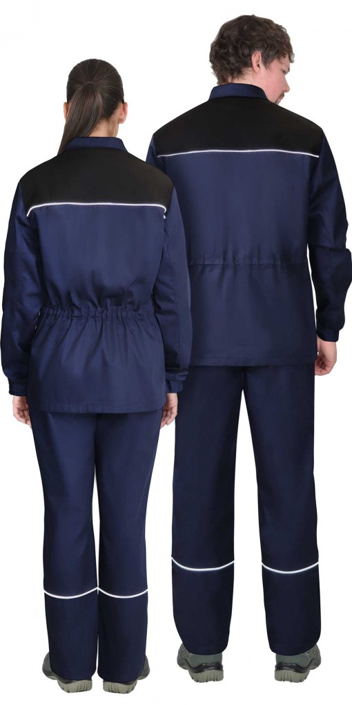 Костюм СИРИУС-МАСТЕР куртка дл/брюки, синий с черным и СК