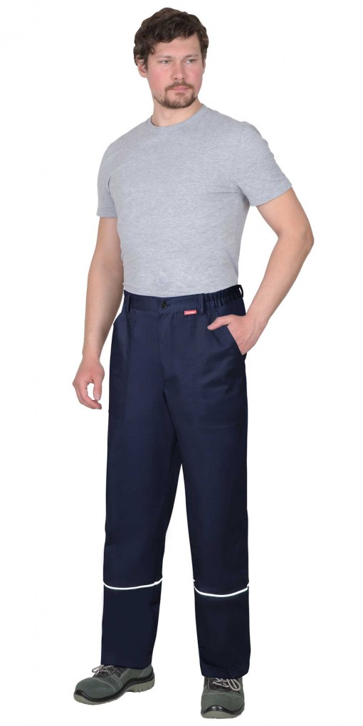 Костюм СИРИУС-МАСТЕР куртка дл/брюки, синий с черным и СК