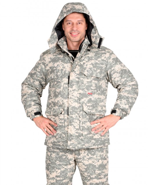 Костюм СИРИУС-МУСТАНГ зимний : куртка, полукомбинезон КМФ Пустыня