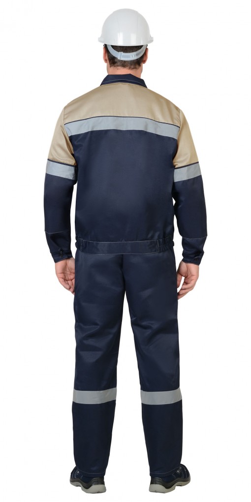 Костюм СИРИУС-ЛЕГИОНЕР куртка/полукомбинезон синий с песочным и СОП