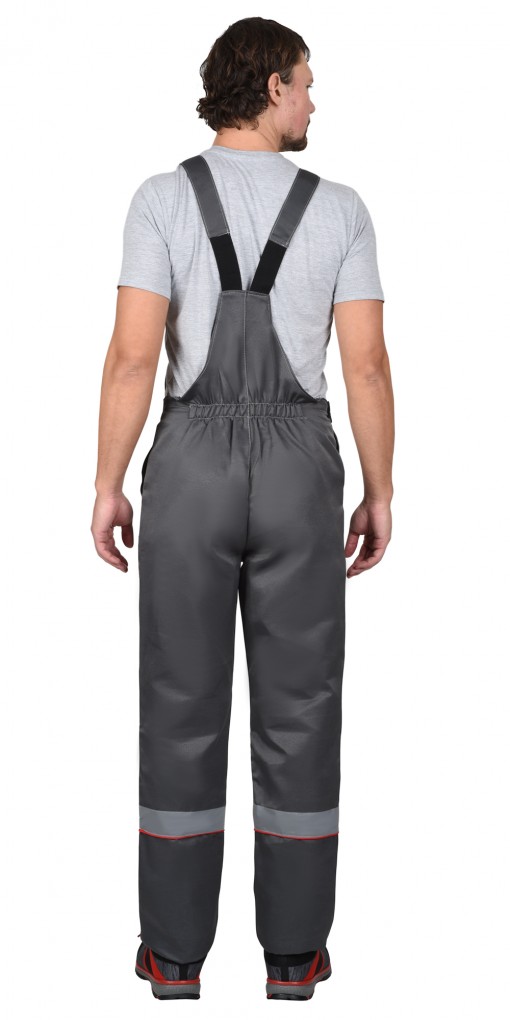 Костюм СИРИУС-ЛЕГИОНЕР куртка/полукомбинезон темно-серый со светло-серым и СОП