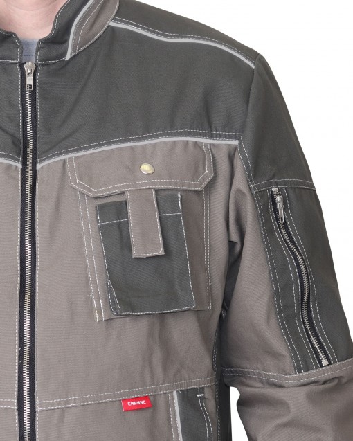 Куртка СИРИУС-ТОКИО темно-песочная с хаки и СК 100% хб