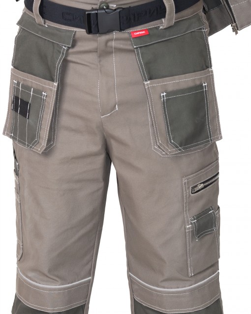 Брюки СИРИУС-ТОКИО темно-песочные с хаки и СК 100% хб