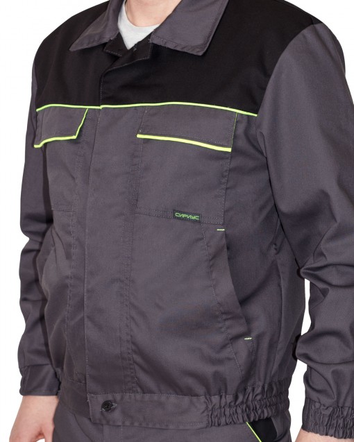 Куртка СИРИУС-ХОВАРД-МАСТЕР темно-серый с черным