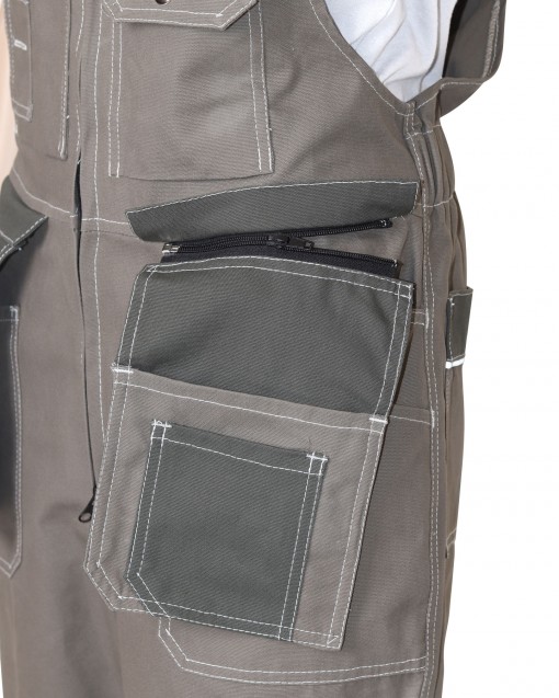 Полукомбинезон СИРИУС-Токио темный песок с хаки и СК 100% х/б