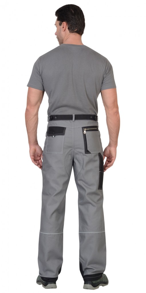 Брюки СИРИУС-ПЕКИН серые с черным и СК