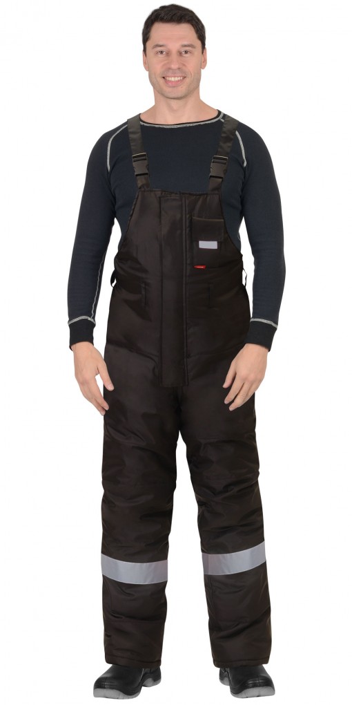 Костюм СИРИУС-НОРД ДВ зимний: куртка, полукомбинезон красный с черным и СОП